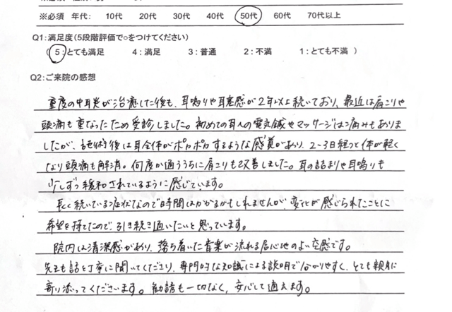 耳のつまり
